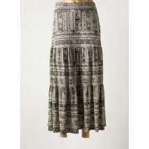 K-DESIGN - Jupe longue beige en polyester - Femme - Taille 42 - Modz