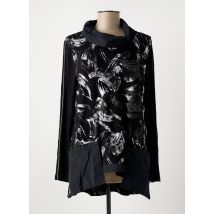 DOLCEZZA - Tunique manches longues noir en viscose - Femme - Taille 42 - Modz