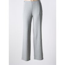 ANNA MONTANA - Pantalon droit gris en polyamide - Femme - Taille 40 - Modz