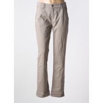 ANNA MONTANA - Pantalon chino beige en lyocell - Femme - Taille 40 - Modz