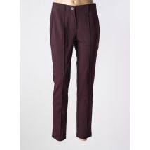 ANNA MONTANA - Pantalon slim violet en polyamide - Femme - Taille 40 - Modz