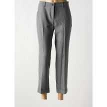 ANNA MONTANA - Pantalon 7/8 gris en polyester - Femme - Taille 40 - Modz