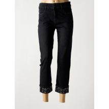 ANNA MONTANA - Jeans coupe droite noir en coton - Femme - Taille 40 - Modz
