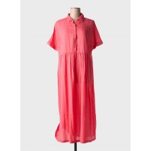 CHICOSOLEIL - Robe longue rose en coton - Femme - Taille 36 - Modz