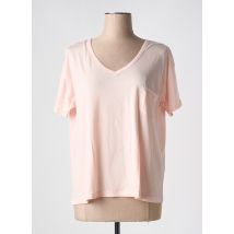 CLOSED - T-shirt rose en coton - Femme - Taille 42 - Modz