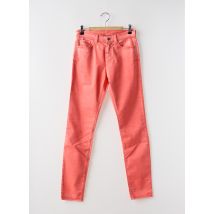 EMPORIO ARMANI - Pantalon slim rose en coton - Femme - Taille W26 - Modz