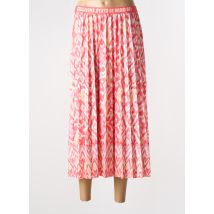 OUI - Jupe longue rose en polyester - Femme - Taille 36 - Modz