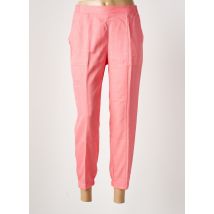 MASSANA - Pantalon 7/8 rose en polyester - Femme - Taille 44 - Modz