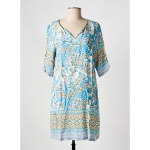 MSN - Robe courte bleu en viscose - Femme - Taille 38 - Modz