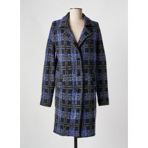 LOU LOU BY NALO - Manteau long bleu en polyester - Femme - Taille 36 - Modz