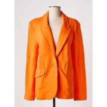 MONARI - Blazer orange en coton - Femme - Taille 42 - Modz