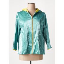 EDAS - Coupe-vent bleu en polyurethane - Femme - Taille 40 - Modz