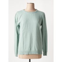 PERSPECTIVES - Pull vert en merinos - Femme - Taille 38 - Modz