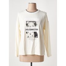ANDAM - T-shirt beige en viscose - Femme - Taille 42 - Modz
