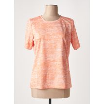 CAPUCCINO - T-shirt orange en polyester - Femme - Taille 38 - Modz