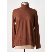 L'ATELIER D'ANNA - Pull col roulé marron en viscose - Femme - Taille 44 - Modz