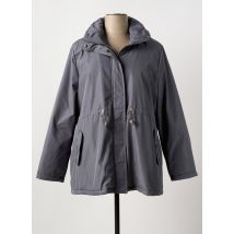 SATURNE - Parka gris en polyurethane - Femme - Taille 54 - Modz