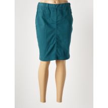 CONCEPT K - Jupe mi-longue bleu en coton - Femme - Taille 42 - Modz