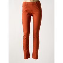 GEVANA - Pantalon slim orange en coton - Femme - Taille 46 - Modz