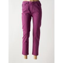 AGATHE & LOUISE - Pantalon 7/8 violet en coton - Femme - Taille 46 - Modz