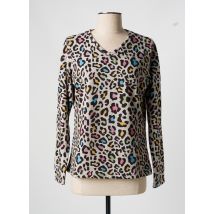 I.ODENA - Pull gris en polyester - Femme - Taille 40 - Modz