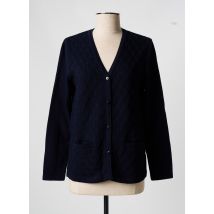 ELEANE - Gilet manches longues bleu en acrylique - Femme - Taille 36 - Modz