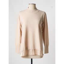 SCORZZO - Pull tunique beige en viscose - Femme - Taille 42 - Modz