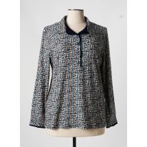 GEVANA - Polo bleu en polyester - Femme - Taille 44 - Modz