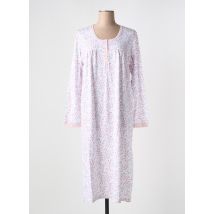 PEIGNORA - Chemise de nuit rose en coton - Femme - Taille 38 - Modz