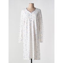 PEIGNORA - Chemise de nuit bleu en coton - Femme - Taille 38 - Modz