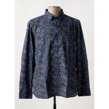 CAMEL ACTIVE - Chemise manches longues bleu en coton - Homme - Taille L - Modz