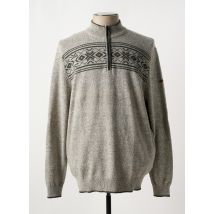 REDMOND - Pull gris en coton - Homme - Taille XXL - Modz