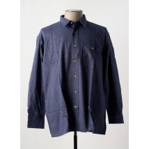 CLASSIC GENERATION - Chemise manches longues bleu en coton - Homme - Taille XXL - Modz