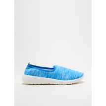 TRAKER'S - Chaussons/Pantoufles bleu en textile - Femme - Taille 37 - Modz