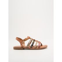 LES TROPEZIENNES PAR M.BELARBI - Tongs orange en cuir - Fille - Taille 33 - Modz