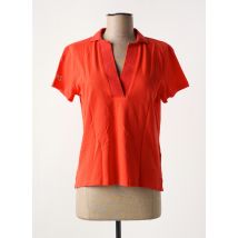 LES TROPEZIENNES PAR M.BELARBI - Polo orange en coton - Femme - Taille 36 - Modz
