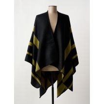 ICHI - Poncho noir en acrylique - Femme - Taille TU - Modz