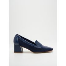 CLASSYCO - Mocassins bleu en cuir - Femme - Taille 35 - Modz