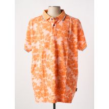 J&JOY - Polo orange en coton - Homme - Taille 3XL - Modz