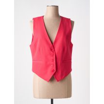 KAFFE - Gilet sans manche rose en polyester - Femme - Taille 36 - Modz