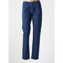 PAKO LITTO - Pantalon droit bleu en coton - Femme - Taille 36 - Modz