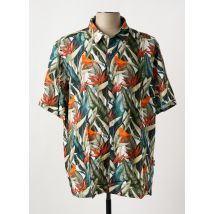 LEE COOPER - Chemise manches courtes vert en coton - Homme - Taille XL - Modz