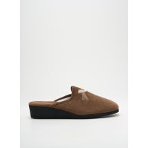 EXQUISE - Chaussons/Pantoufles marron en textile - Femme - Taille 42 - Modz