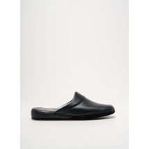 EREL - Chaussons/Pantoufles noir en cuir - Homme - Taille 41 - Modz