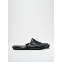 EREL - Chaussons/Pantoufles noir en cuir - Homme - Taille 41 - Modz