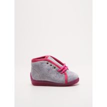 BELLAMY - Chaussons/Pantoufles gris en textile - Fille - Taille 23 - Modz