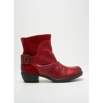 FLY LONDON - Bottines/Boots rouge en cuir - Femme - Taille 40 - Modz