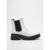 FLY LONDON - Bottines/Boots blanc en cuir - Femme - Taille 39 - Modz