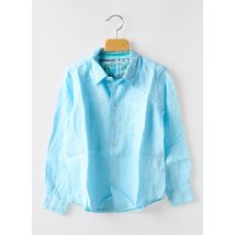 EUROPANN - Chemise manches longues bleu en lin - Garçon - Taille TU - Modz