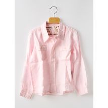 EUROPANN - Chemise manches longues rose en lin - Garçon - Taille TU - Modz